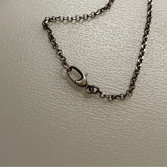 GUCCI Double G Sterling Silver 925 Key Necklace G charm - Picture 5 of 7